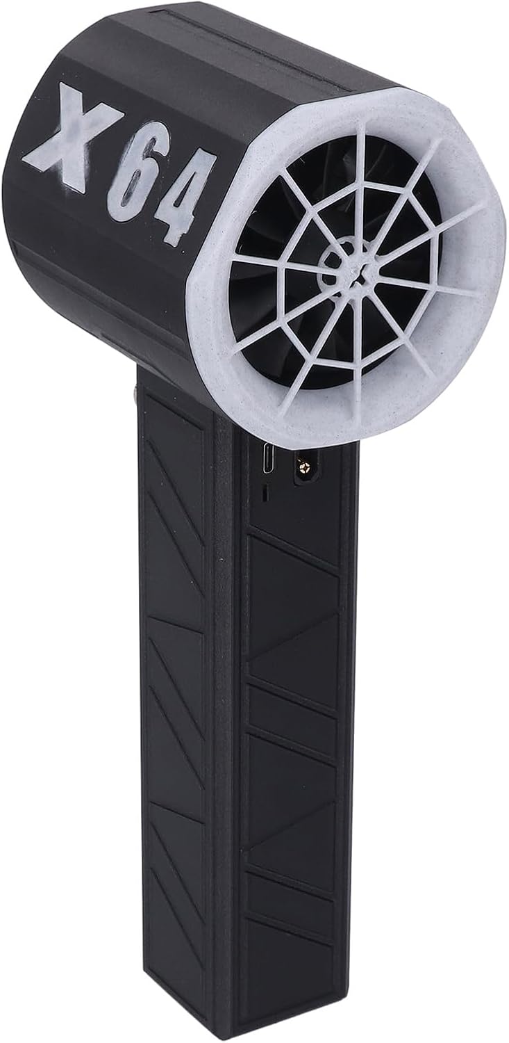 Electric Duster 64mm Brushless Motor 1400g Thrust, High Speed Blower with 8000mAh Battery for Keyboard Cleaning, Car Drying, Snow Blowing (US Plug)