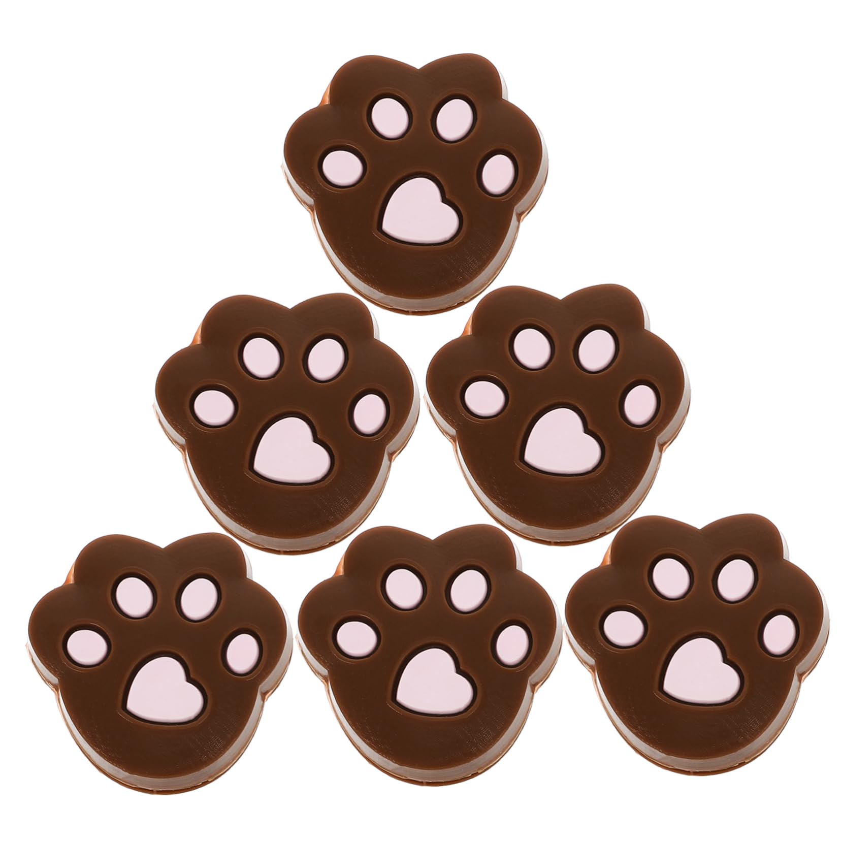 BCOATH 6Pcs Cartoon Tennis Racquet Dampeners Rubber Shock Absorbers for Racket Vibration Control Lightweight and Portable Tennis Accessories for All Ages