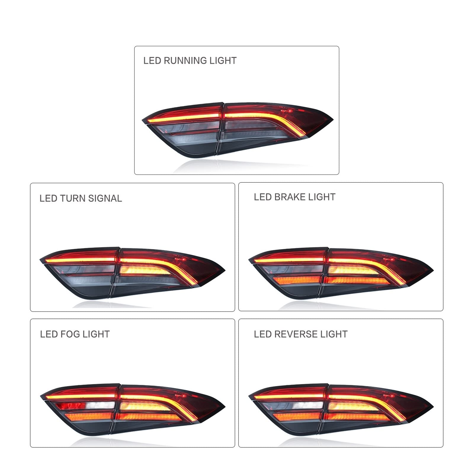 Car Lights Compatible With Maserati Levante Taillight 2017-2020 Tail Lamps Rear Turn Signal Brake Lights Car Accessories — view 4