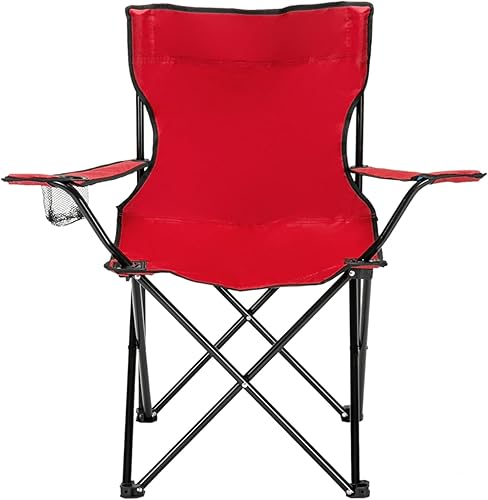 Silla plegable portátil para campamento, soporta 300 libras, para exteriores, silla de césped con portavasos y bolsa de transporte para exteriores,