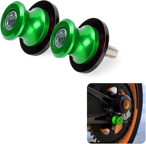 psler 8MM M8*1.5 Universal Motocicleta Swing Arm Sliders Carretes CNC Brazo oscilante Tornillo de soporte para Z650 Z800 Z900 Z1000 CBR1000RR CBR