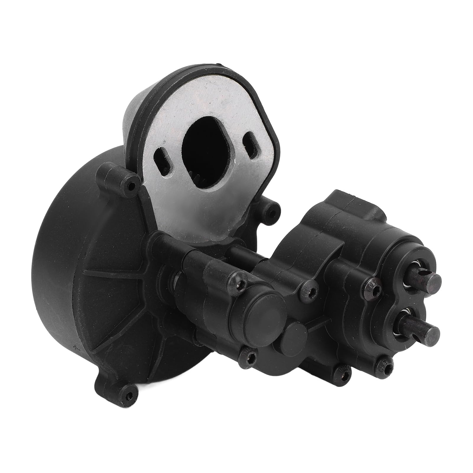 Pilipane RC Car Gearbox Plastic Center Transmission Gearbox with Gear for SCX10 1/10 Crawler Car 90046 90047 Premium Durable Easy Install Replacement Parts