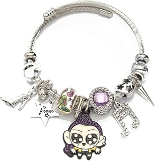 Comprar HOUJW Pulsera de dibujos animados, decoración de llaves, adorno colgante, diseño de dibujos animados, álbum de música, llavero, accesorios de figuras de anime