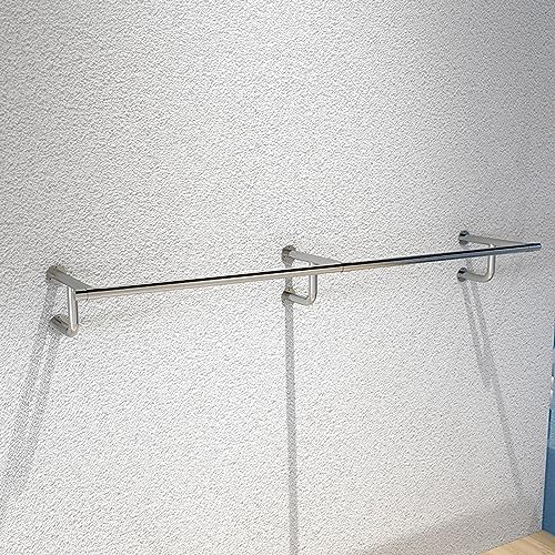 Support à vêtements industriel mural de 150 cm pour sublimer les magasins de prêt-à-porter