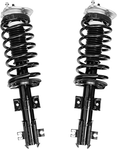 Miniatura 3 de Detroit Axle - Kit de amortiguadores de 6 piezas para Volvo S70 V70 850 1993-2000, C70 1998-2004, 2 puntales delanteros con resorte helicoidal, 2