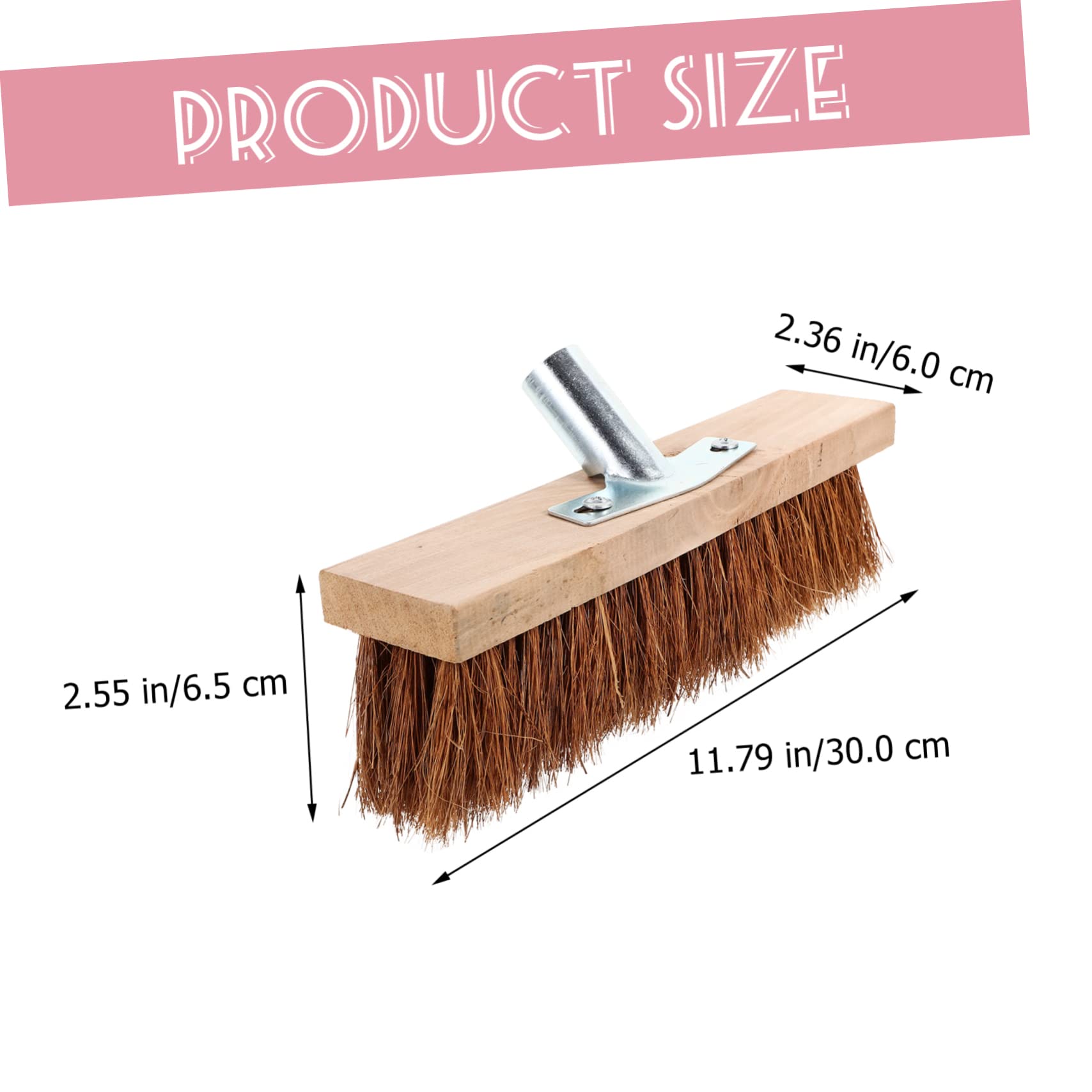 Tête de Brosse à Poils pour Sols avec Manche, Pièce D'installation