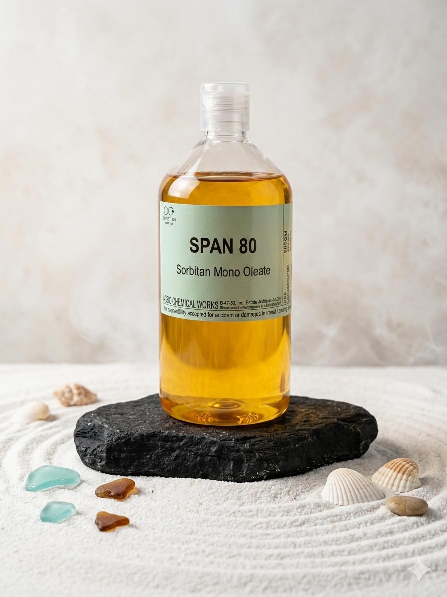 Ases Sorbitan Monooleate (Span 80) 500GM– 99% Pure Non-Ionic Surfactant & Emulsifier | W/O Emulsifying Agent for Creams, Lotions, and Cosmetics | Lab & Industrial Grade-picture-13