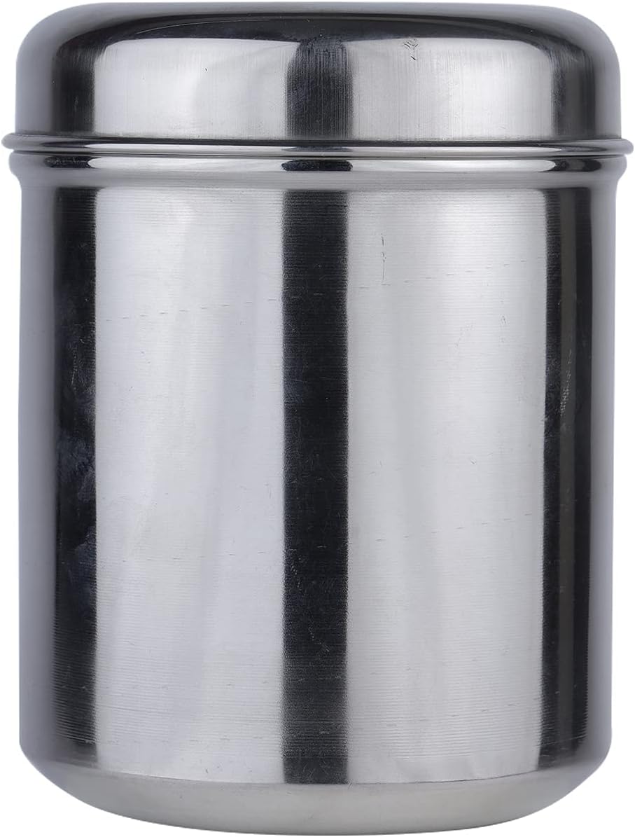 neelam Stainless Steel Dabba - 6100ml, 1 Piece, Silver Finishing, Durable, Durable & Elegant Air Tight Storage Container, Ideal for Storing Milk, Perfect for Daily Use