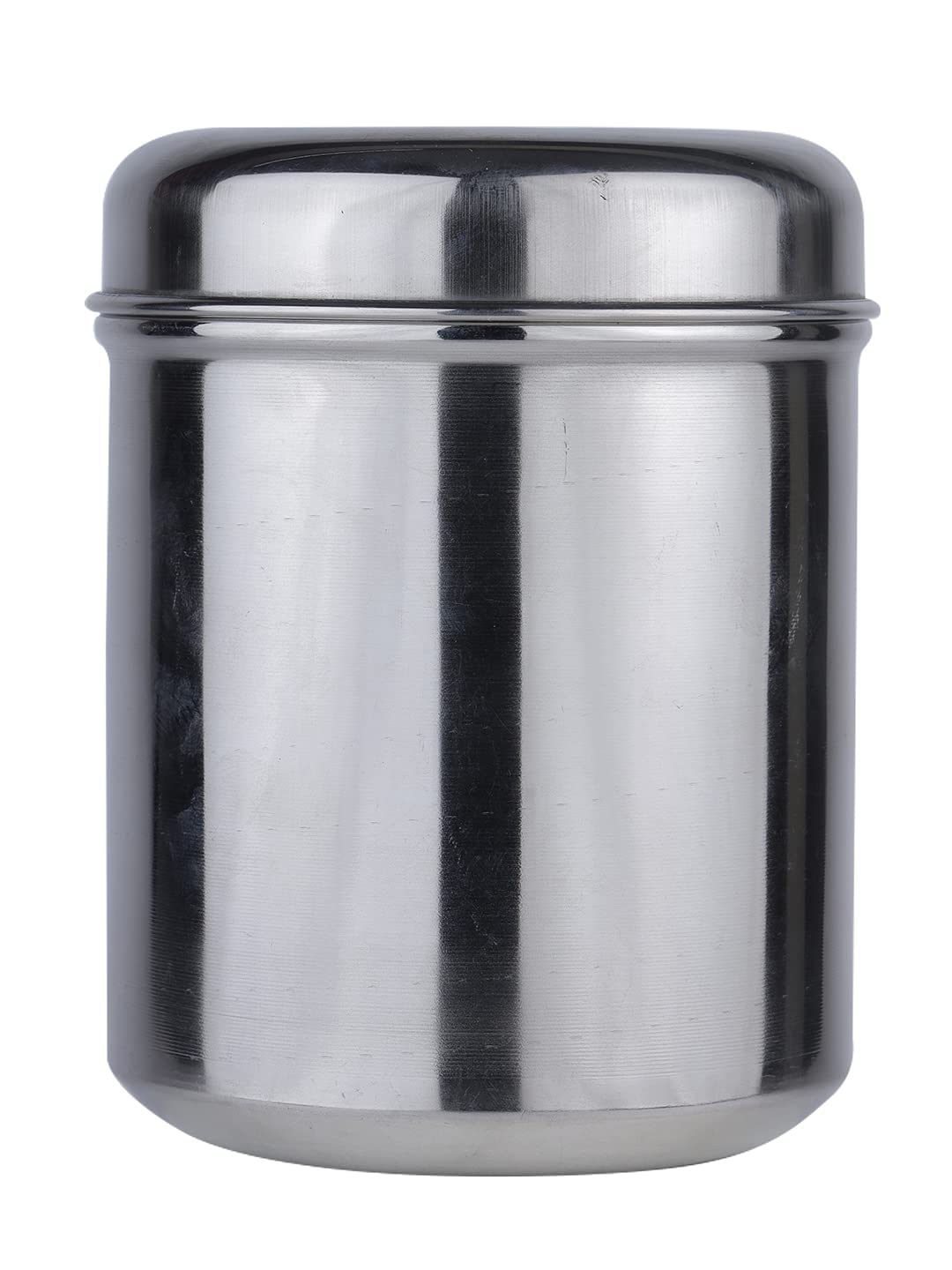 neelam Stainless Steel Dabba - 6100ml, 1 Piece, Silver Finishing, Durable, Durable & Elegant Air Tight Storage Container, Ideal for Storing Milk, Perfect for Daily Use