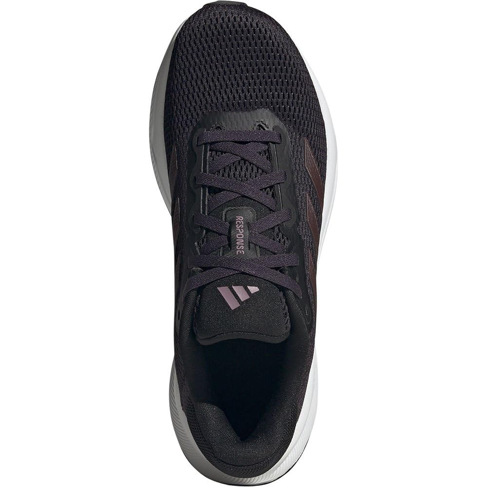 adidas Mujer Response Shoes, Aurora Black/Aurora Met/Wonder Orchid, 38 EU