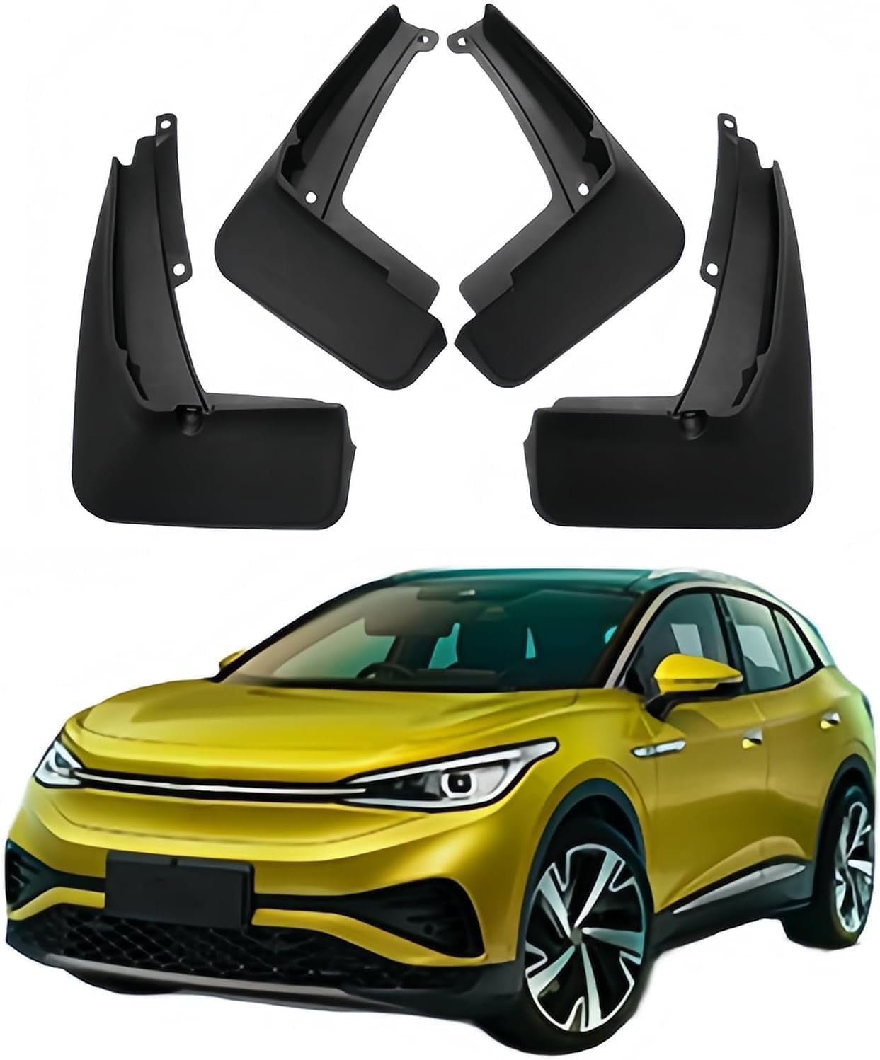 NYSLDSCO Mud Flaps for Volkswagen lD.4X 2021 2022 2023 2024 2025