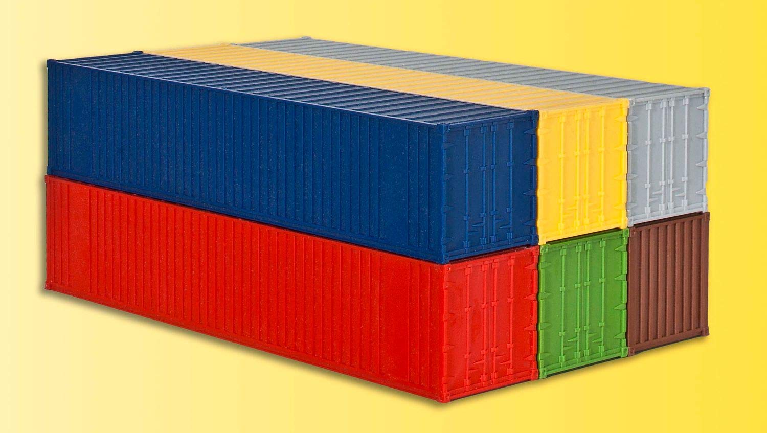 Container 40 (pouces) H0 Kibri 10922 6 pc(s)