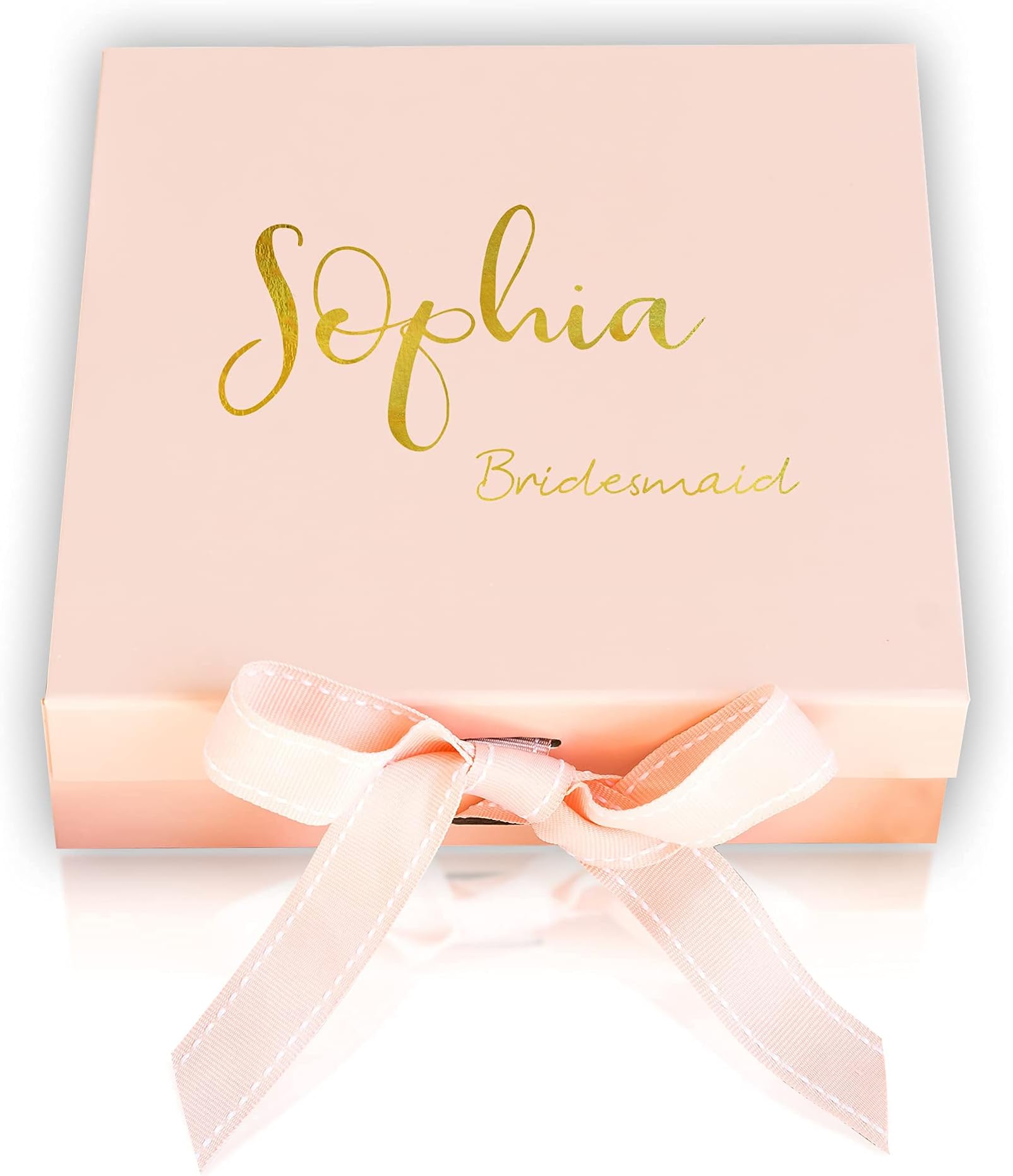 Pink Positive Bridesmaid Gift Box Personalised Gift Box Personalised Wedding Gift Pink Gift Box Bridesmaid Gift Box Bridesmaid Proposal Box