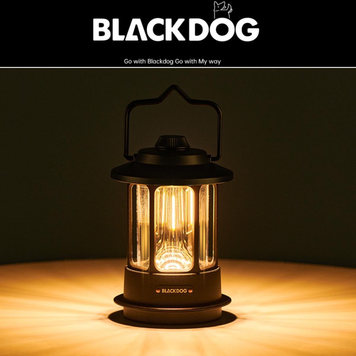 Amazon.co.jp: Black DOG LED Lantern, Camping Lantern, Bulb Color