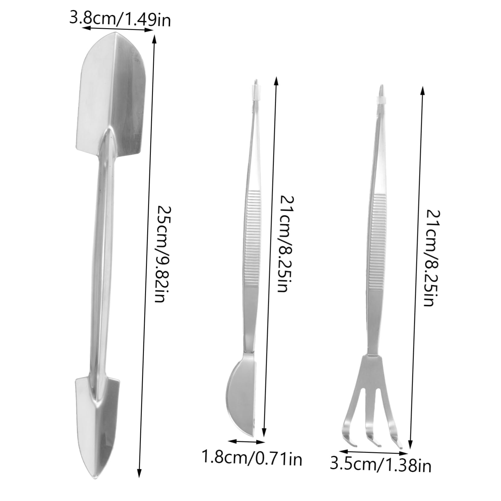 SUPVOX Bonsai Tweezers Bonsai Tool Garden Rake Tweezers Precision Tweezers for Bonsai Portable Gardening Tweezers Set