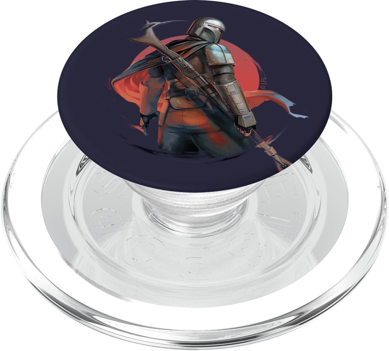 Star Wars The Mandalorian Dusty Sunset PopSockets MagSafe PopGrip for iPhone