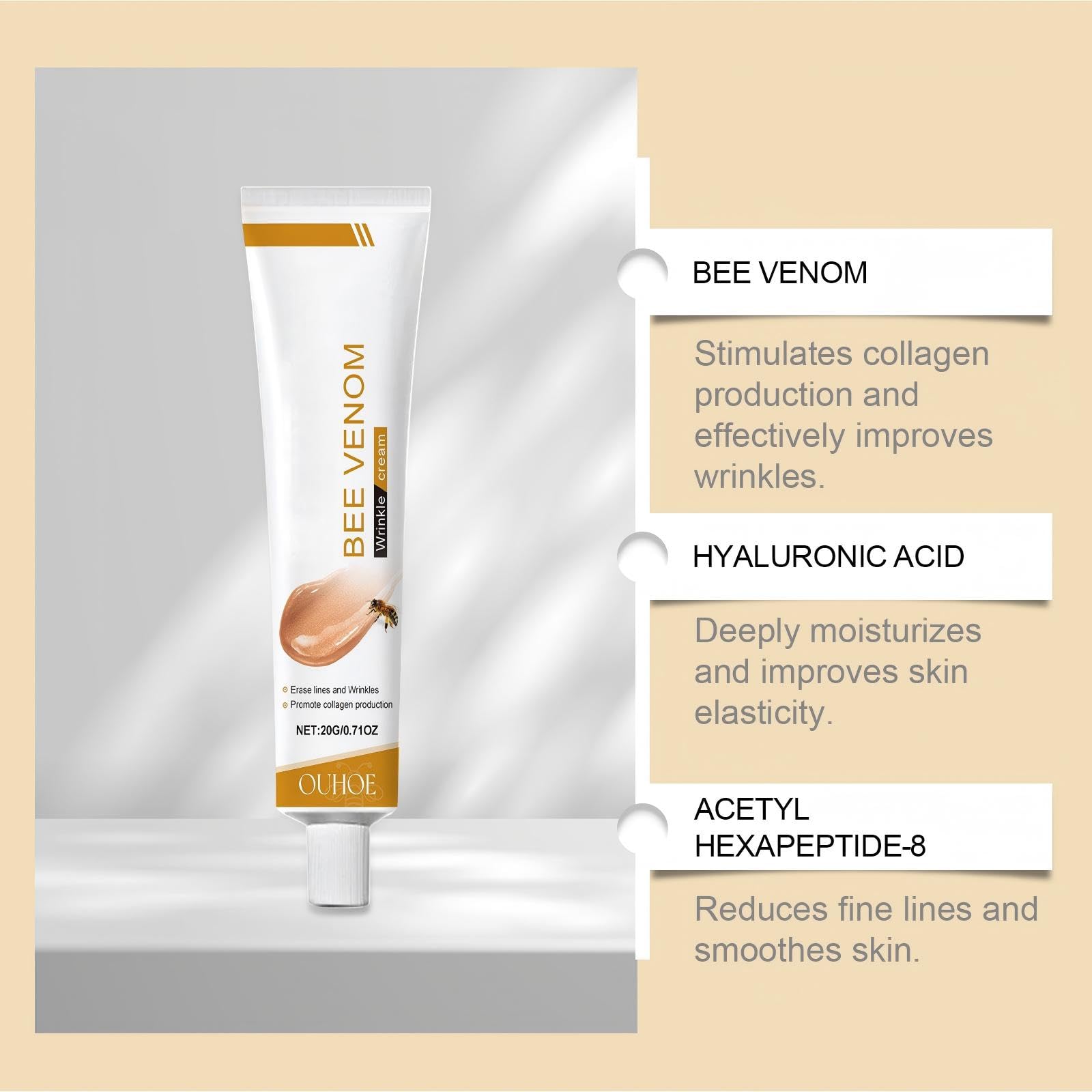 Amazon.com : ZXZTSM 2 Pcs BotoxBee Venom Cream, Anti-Aging,Wrinkle