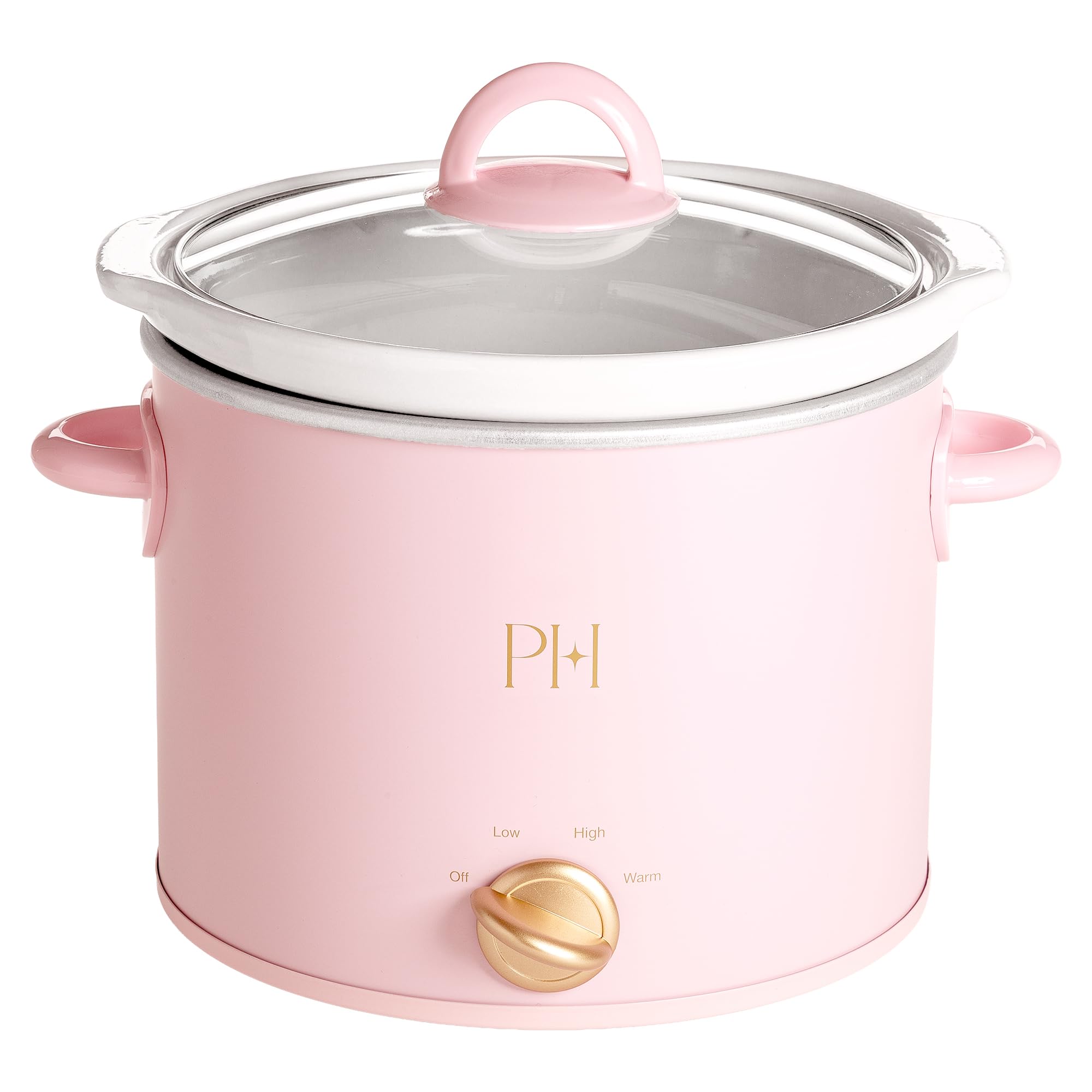 Paris Hilton 3.5-Quart Manual Slow Cooker Pink 1