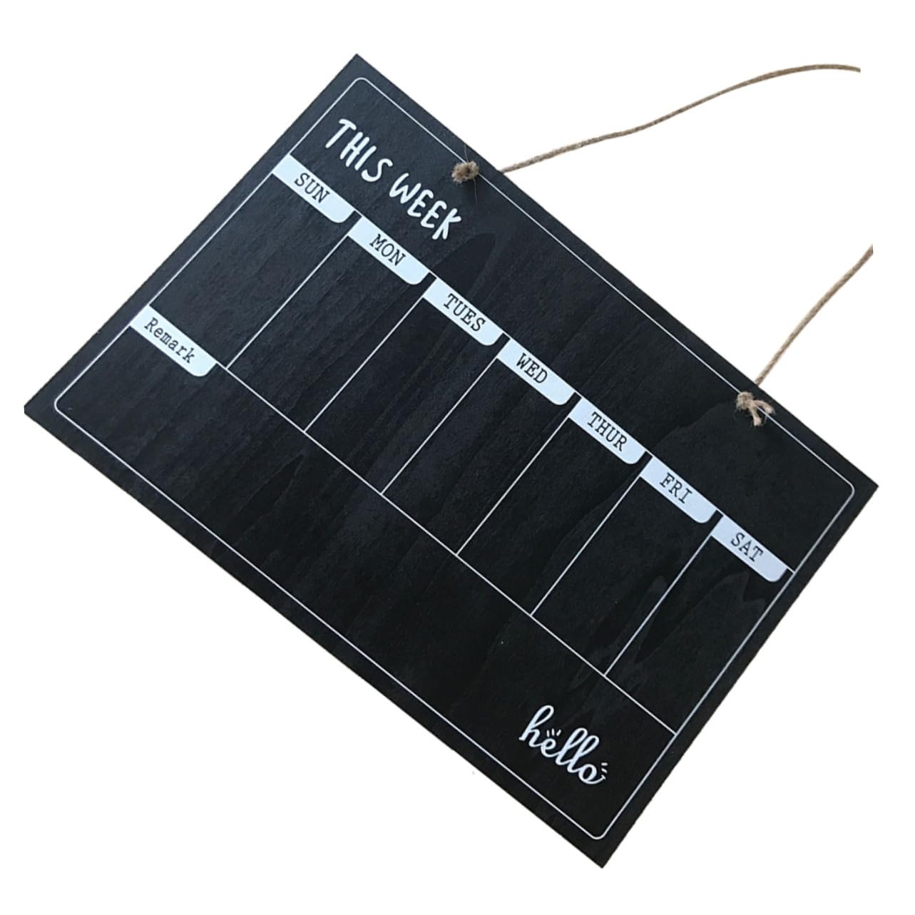 Amazon.com: Tofficu Hanging Blackboard Weekly False True Calendrier Erase  Stickers Calender Paddles Planner Washi Week Wall Calendar Fridge Calendar  for Effacable Dry Wooden Message Board Wall-Mounted : Office Products