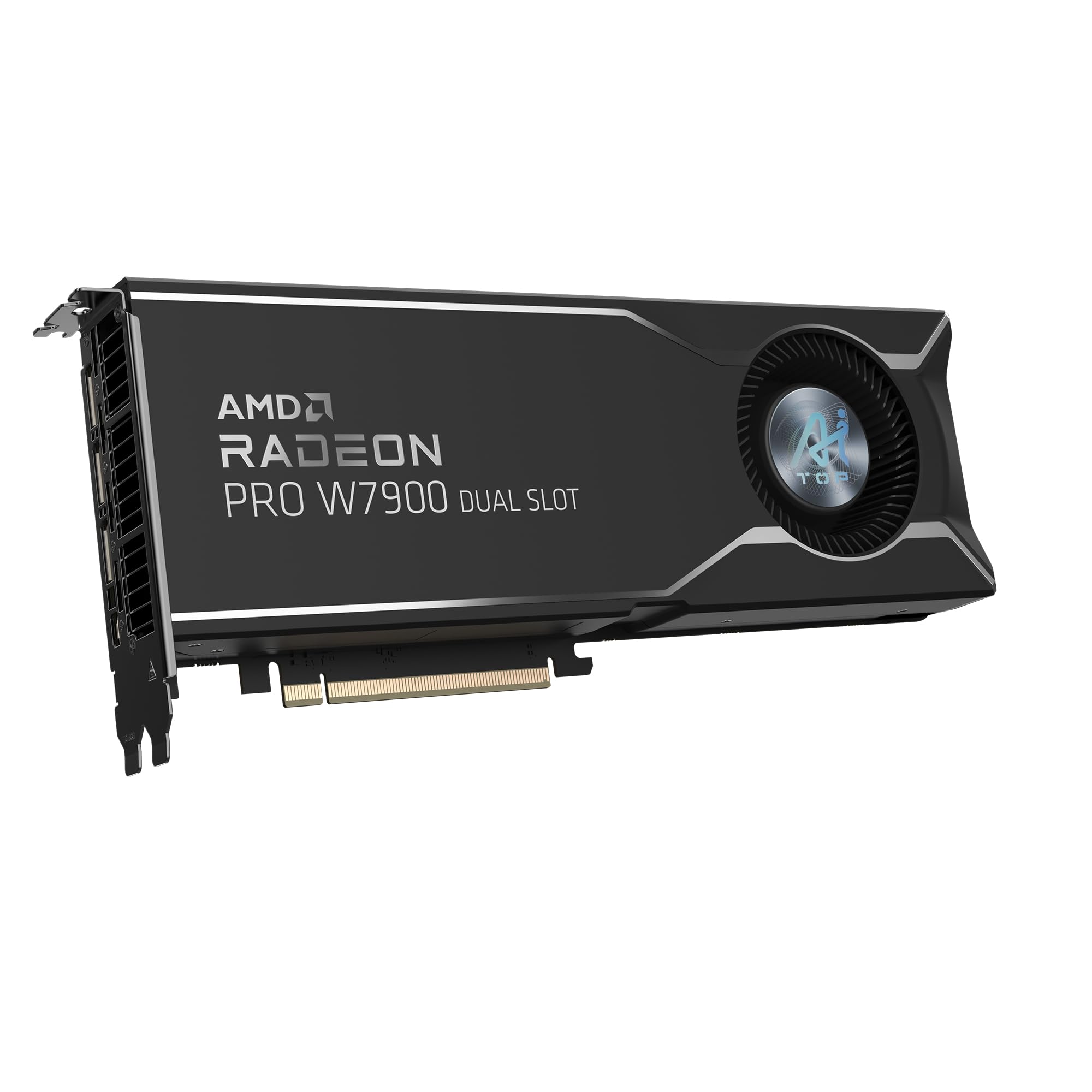 Gigabyte Radeon PRO W7900 Dual Slot AI TOP 48G Scheda Grafica - 48GB GDDR6, 384 bit, PCI-E 4.0, 3 x DisplayPort 2.1, W7900 AI TOP 48G