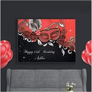 Masquerade Mask Party Wall Poster, Masks Banner Size 24x18, 36x24, 48x24 and 48x36 and Signs, Wall Decor Birthday Custom Banner, Personalized Handmade Party Supplies, Party Decorations Signs