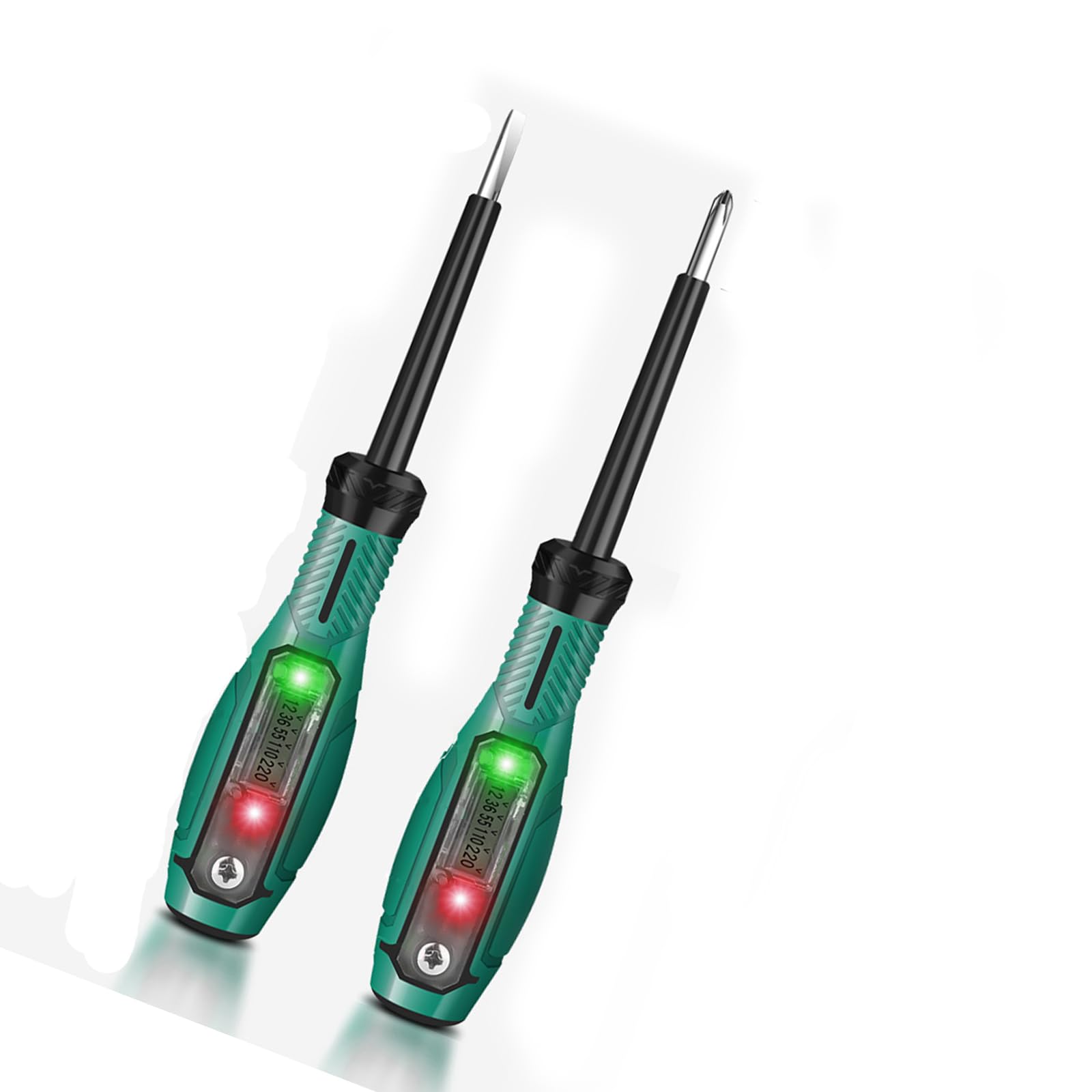 Jazuaiao Not-Contact Voltages Tester, Safe & Efficient Electricians Tool Multifunctional Induction Electric Pen Screwdriver Electric Pen Screwdriver Set
