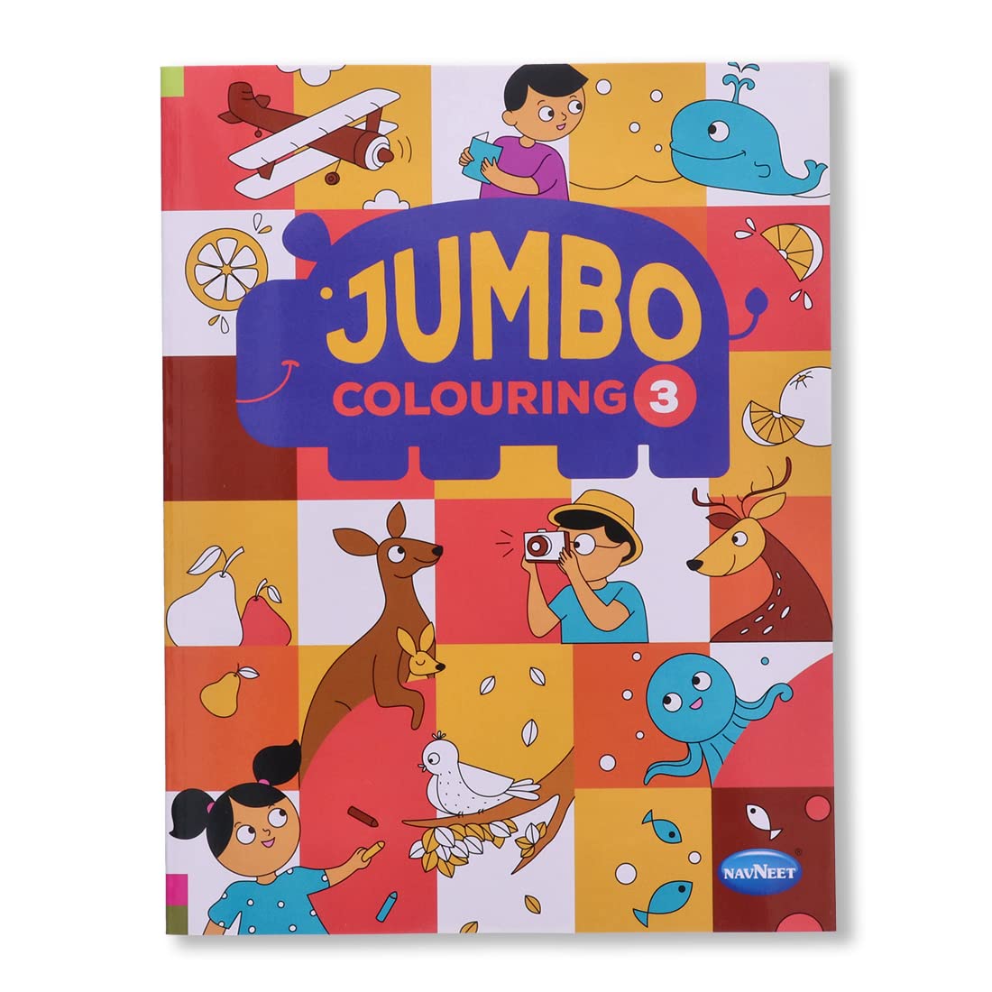 Navneet Jumbo Colouring Book 3