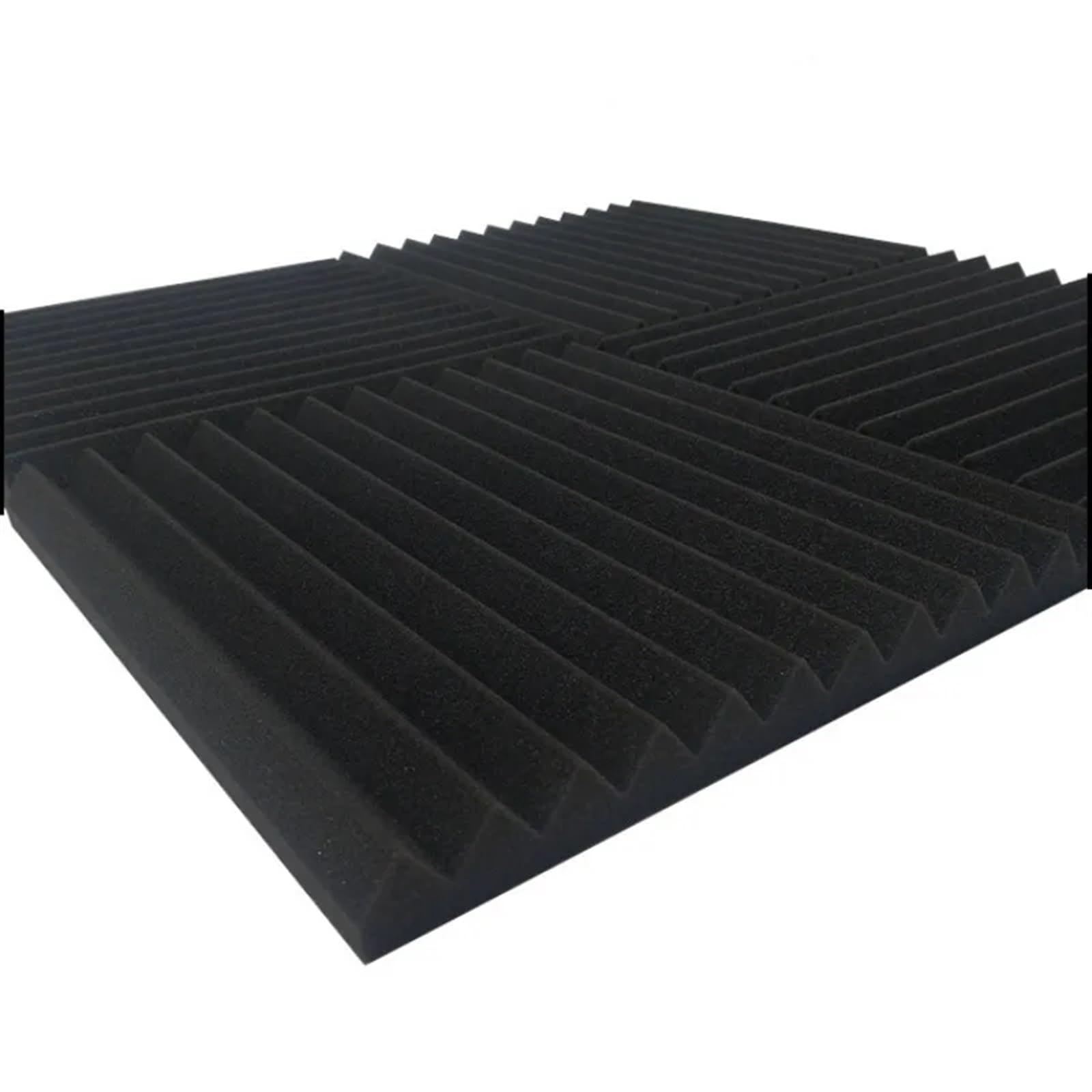 Panele z pianki akustycznej, 24 szt., dźwiękoszczelne panele z pianki akustycznej, 300 x 300 x 25 mm, panel ścienny do pomieszczeń nagraniowych, biur i domu, rozwiązanie izolacyjne do redukcji szumów