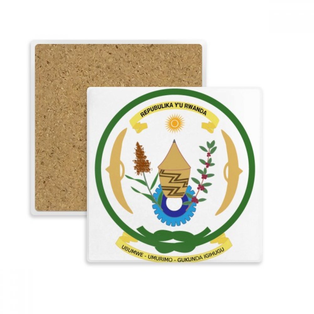 Tasse Rwanda et dessous de verre absorbant pour protéger vos tables