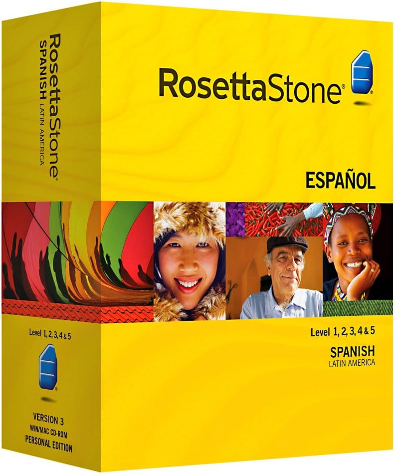 Rosetta Stone V3: Spanish (Latin America) Level 1-5 Set with Audio Companion