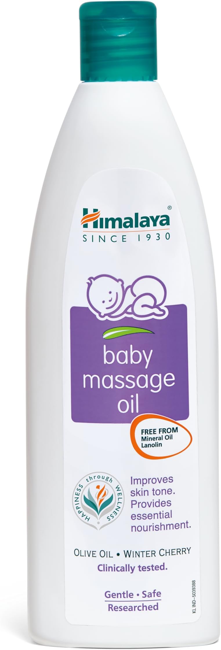 Himalaya Baby Massage Oil for Strong bones & muscles โ 200ml | No.1 Doctor Prescribed