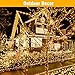 Nisocy 200 LED Christmas Connectable String Lights Outdoor Waterproof – Warm White Fairy Lights with Plug, Tree Lights for Patio, Garden, Bedroom, Wedding, Party, Decor (66FT)