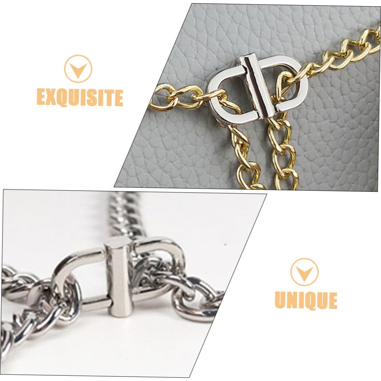 12 fibbie di regolazione della catena, fibbie di regolazione fai da te, fibbie multiuso, fibbie per cinture portatili, accessori per borse, piccole fibbie fai da te