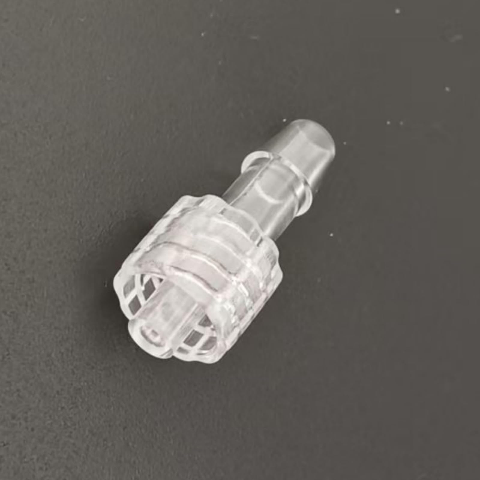 100 Stück männlicher Luer-Lock 3/16 Zoll Polycarbonat-Schlauchtüllen-Adapter for Labor, Lebensmittelmaschinen und Aquarienausrüstung