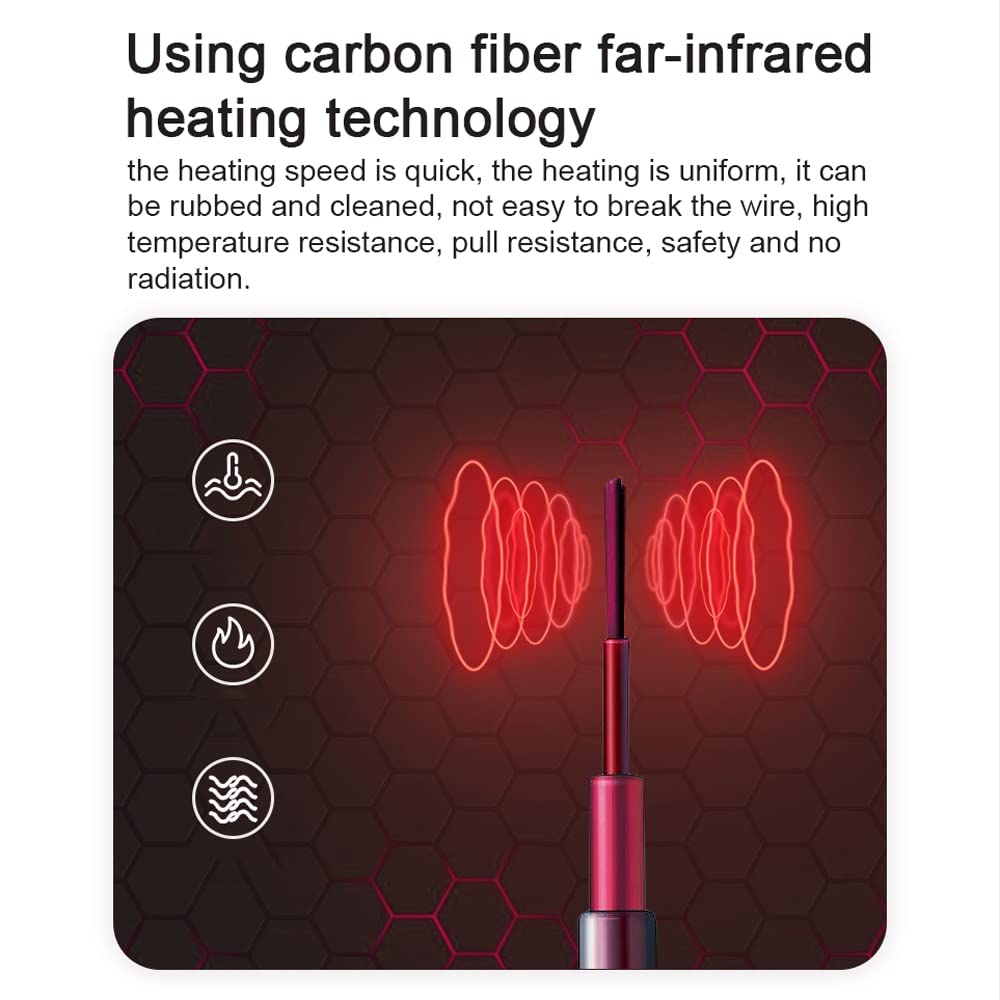 Conjunto de Ropa Interior Térmica con Calefacción Eléctrica para Hombre y Mujer, 8 Zonas de Calefacción, Térmicas Inteligentes con USB para Actividades Al Aire