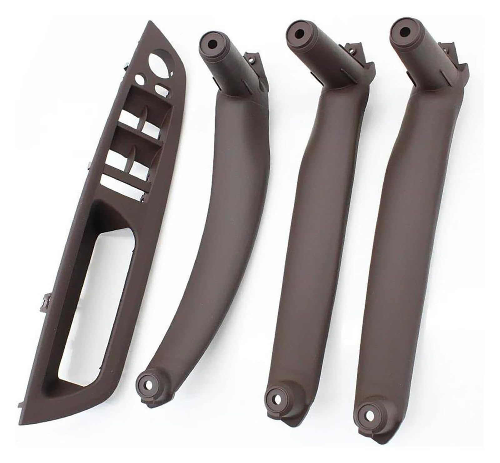 FANGZIQQ for X5 X6 E70 E71 E72 2007-2014 LHD RHD Interior Door Armrest Pull Handle Cover Trim Replacement Car Inner Door Handle(Lhd Moka Set)