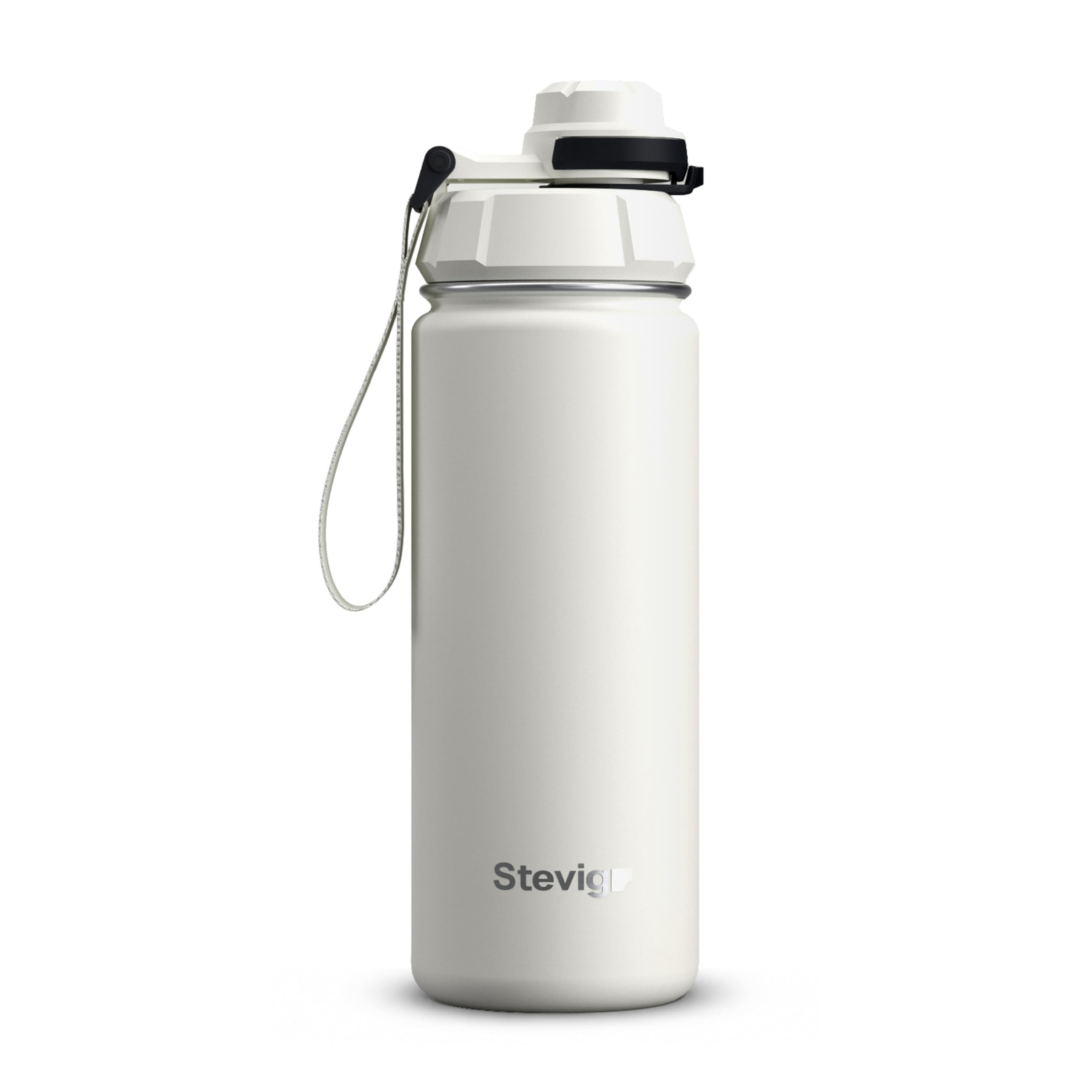 Stevig 1 Hand Leak-Proof Sızdırmaz Çelik Termos 500 Ml Star Whıte
