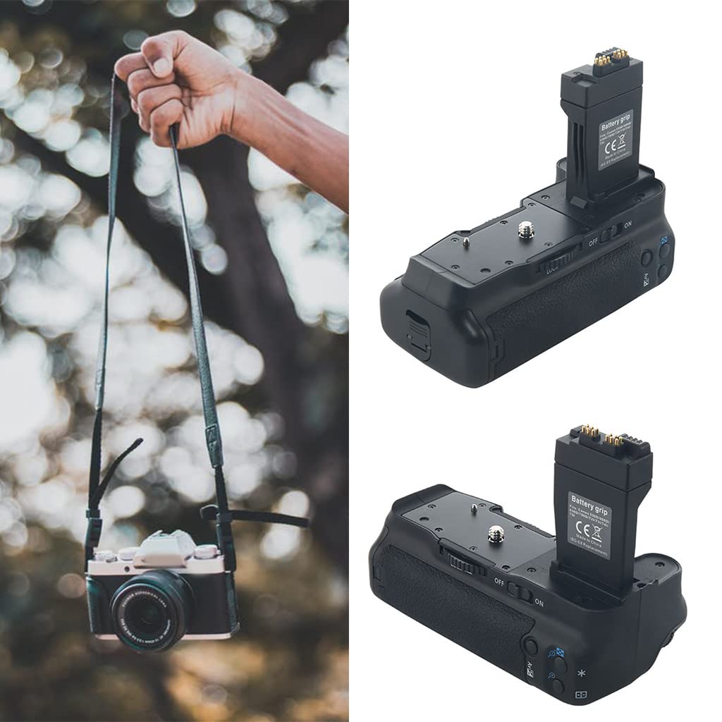 GRABLOOM Fit for 550D/600D/650D/700D/T2i T3i T4i T5i Pack Grip Professional Replacement Handle Grip Vertical Grip Vertical Grip BG-E8 Multi-Battery Power Pack LP-E8 Holder