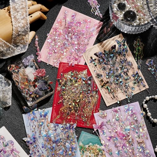 Alideco 120-delige plakboekstickersset Kawaii Vintage Vier Seizoenen Meisjeskleding Stickers voor Journaling, Scrapbooking, Junk Journal, Knutselen, Embelishment, Decoratie, Dagboekstickers