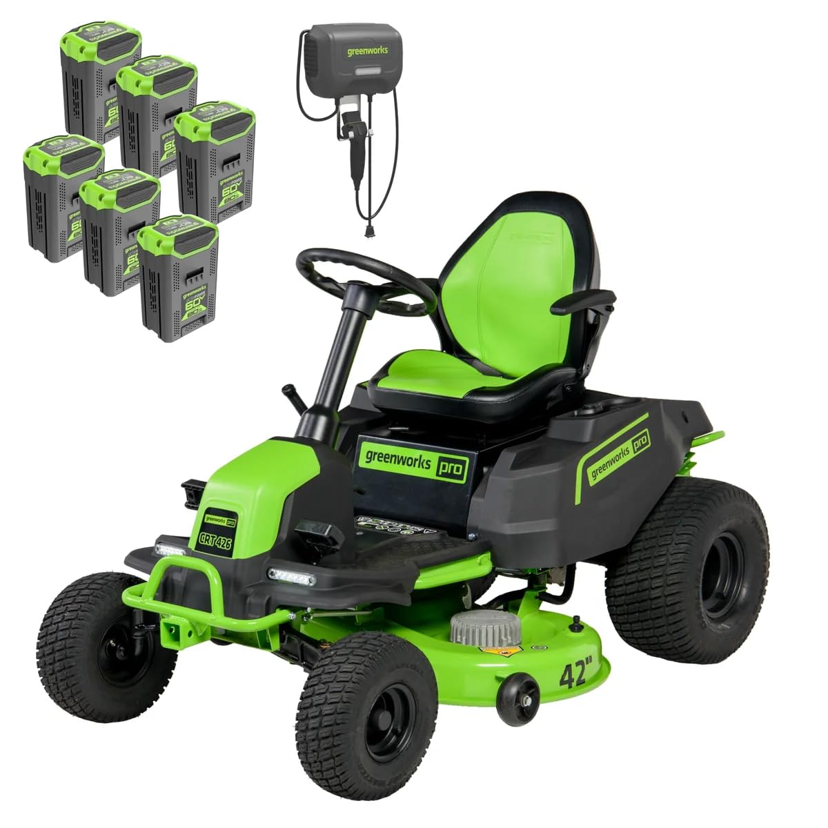 Greenworks 60V 42 inch CrossoverT Riding Lawn Mower