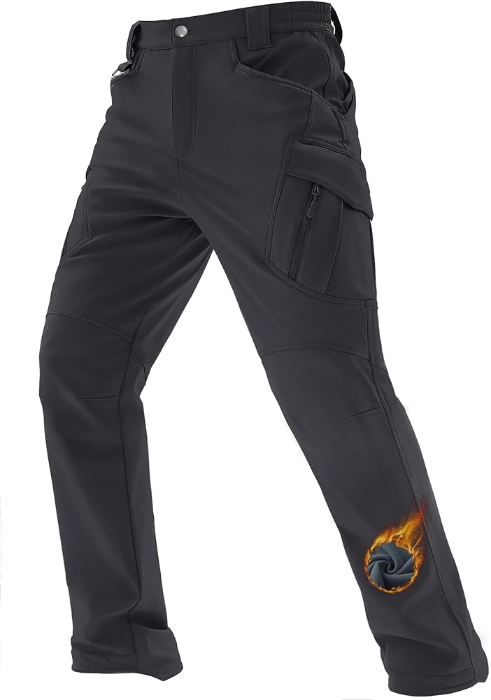 Amazon.com: TACVASEN Men's Winter Work Pants Fleece Lined Tactical
