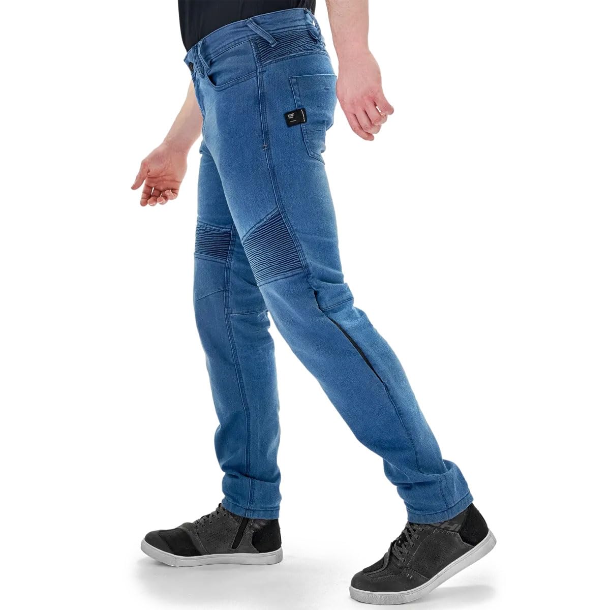 SHIMA Zenith Jeans Moto Hombre Mujer Protectores GFLEXX Homologado Ajustado Textile Vaqueros Urbano Pantalón Protección