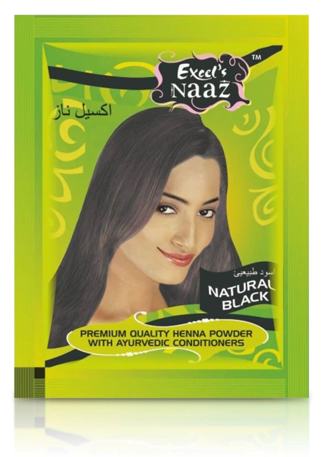 generic Excel's Naaz Henna Powder for Hair, Natural Black Hair colour, Mehandi Powder for Hair, Organic, Herbal ingredients, Hair Care products for women & men pack 12pc-picture-11