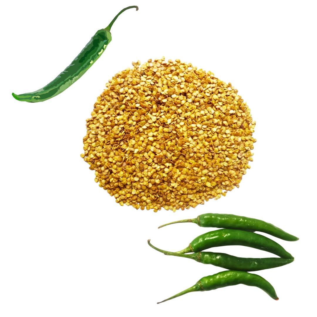 10g Organic Green Chilli Seeds for Planting Indoor and Outdoors, Green Chilli Pepper Seeds