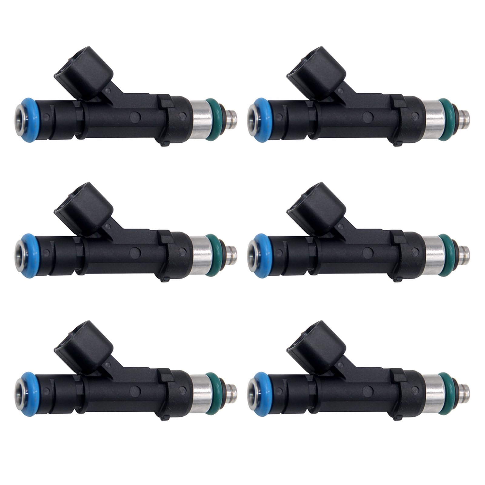 Juego De 6 Inyectores De Combustible Para Jeep Liberty, Dodge Dakota Y Mitsubishi 3.7L – 0280158020 – 81212145