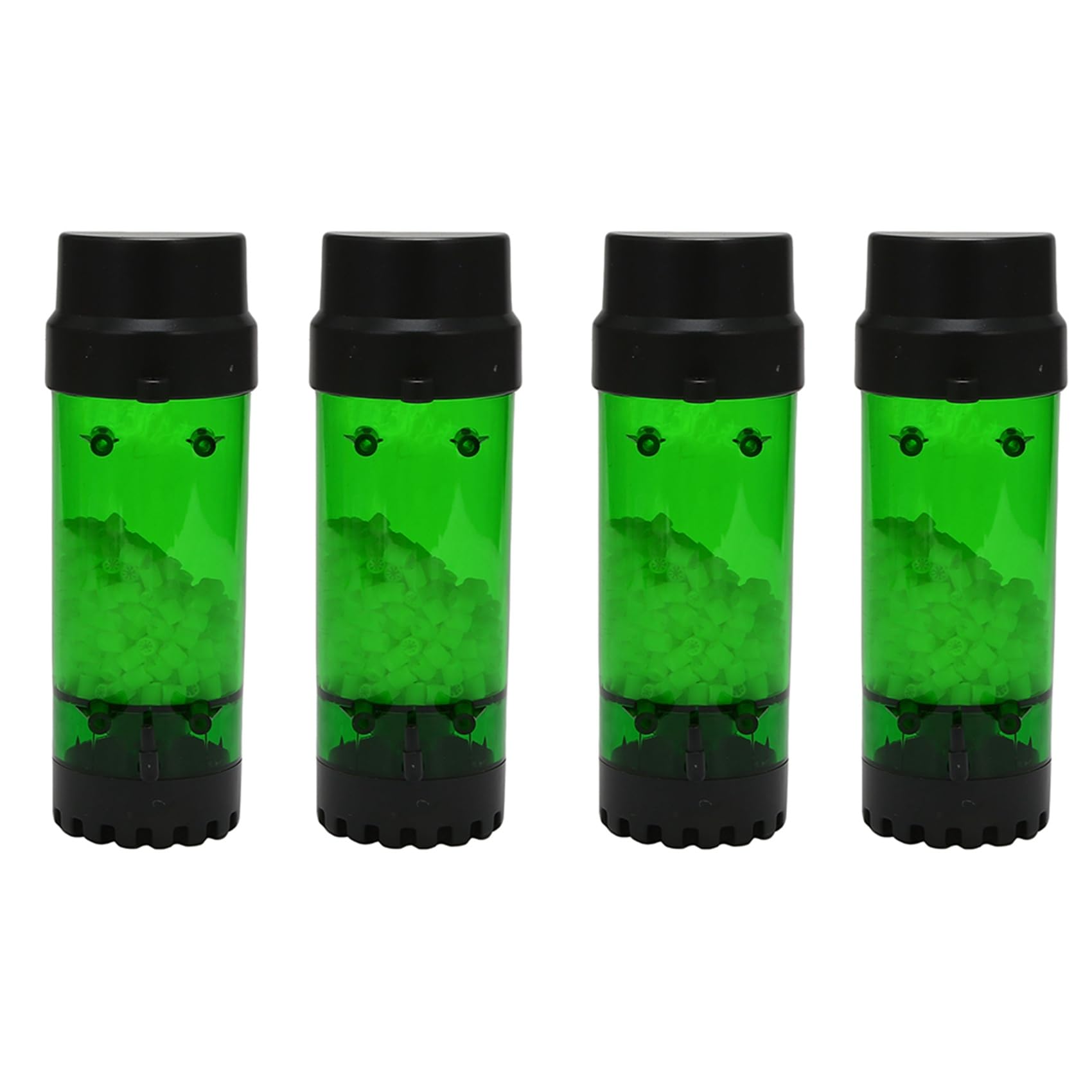 Bloepum 3X Aquarium Fish Tank Fluidized Moving Bed Filter Bubble Bio Media Filter with Air Stone and Sponge Filter LH-600