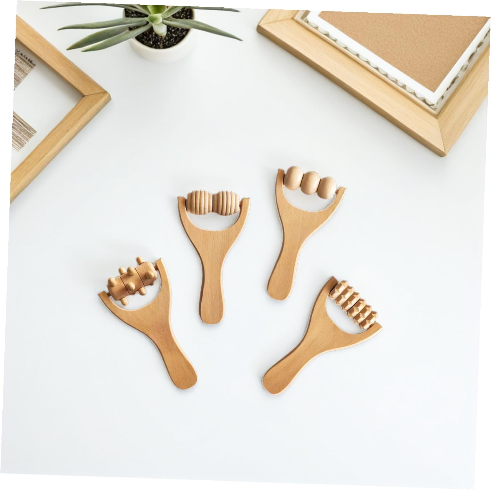 8 Stück Fußmassagerollen mit Ergonomischem Griff Leicht zu Tragen für Fuß und Armmassage Zuhause oder Draußen