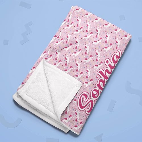 Miniatura 4 de Manta personalizada con nombre para niños, niños, niñas, bebé, regalo de familia, amigos, familiares para cumpleaños, día del niño, Navidad, manta