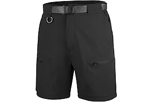 FREE SOLDIER Men's Cargo Shorts with Belt - The Perfect Hiking Companion