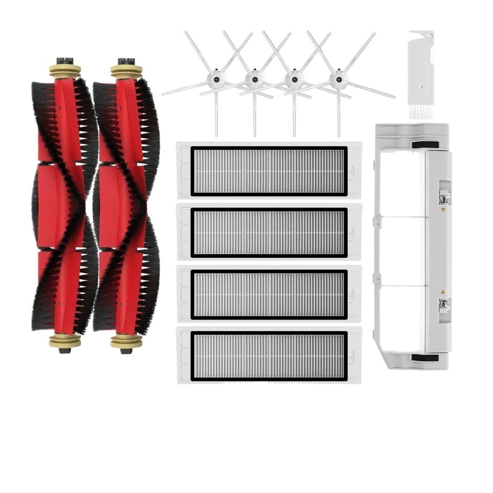 Cepaixn Set H Compatible For Xiaomi Mi 1 / 1S Sdjqr01rr Sdjqr02rr Sdjqr03rr .Compatible For Roborock E2 E3 E4 E5 S4 S4 Max S5. Main Side Brush Filter (Schwarz : )